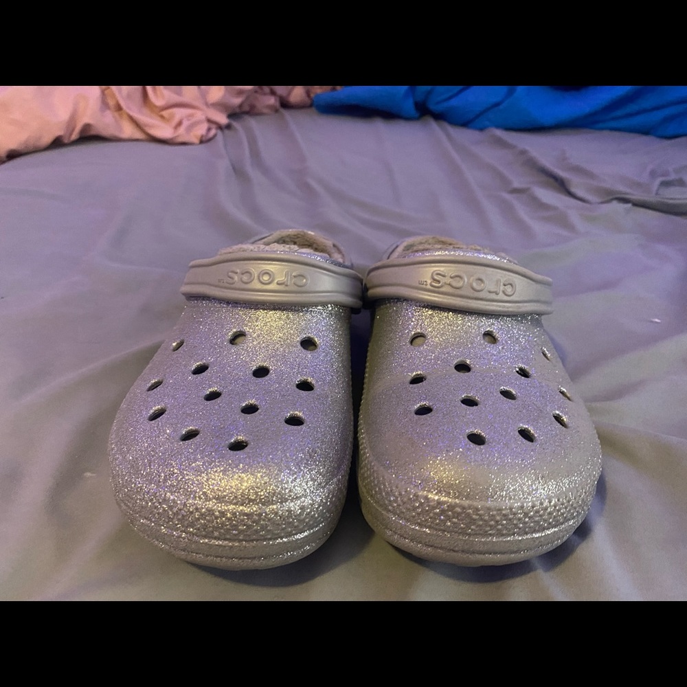 Glitter crocs
